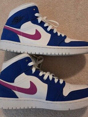 Nike Air Jordan 1 Hyper Royal Violet 554724-451 Mens Size 8
